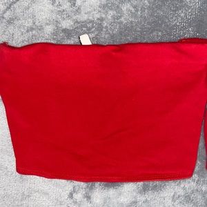 red tube top size small